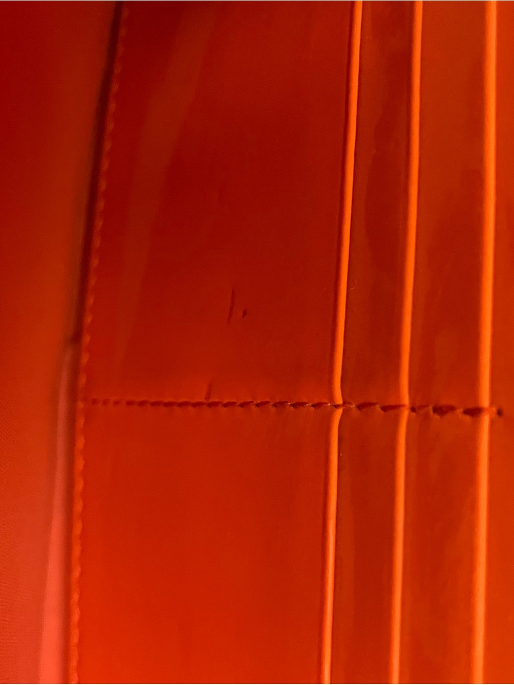 Christian Dior 2014 Pink & Orange Lambskin Cannage Rendezvous WOC Crossbody - Picture 15 of 16
